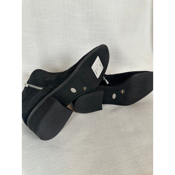 Lucky Brand 9M Baelee Bootie Suede Leather Ankle Boot Zipper Cozycore fall - Picture 6 of 7